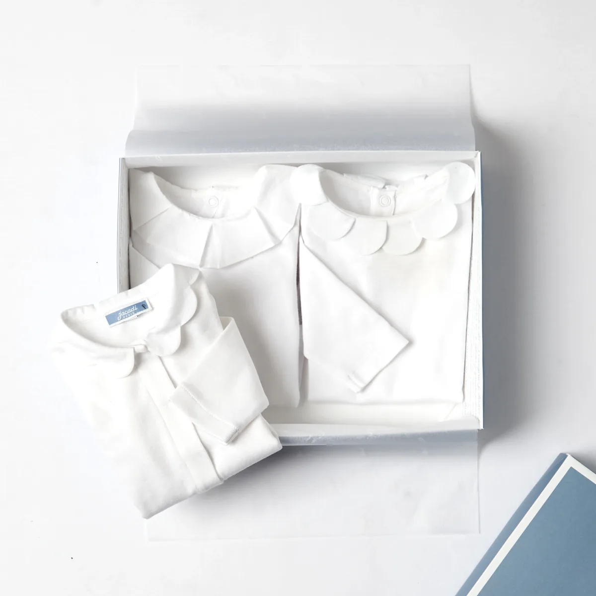 View 5 - Baby girl petal neckline bodysuit