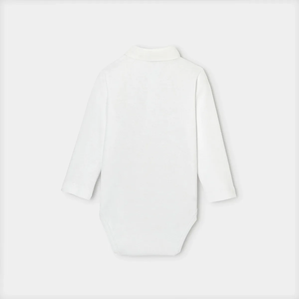 View 2 - Baby boy Oxford collar bodysuit