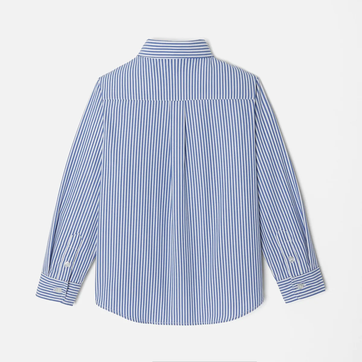 View 2 - Child striped poplin shirt