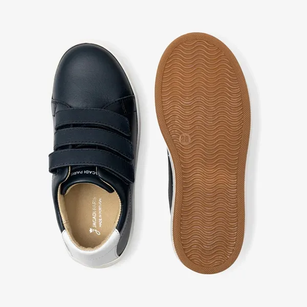 View 4 - Boy smooth leather tennis shoes