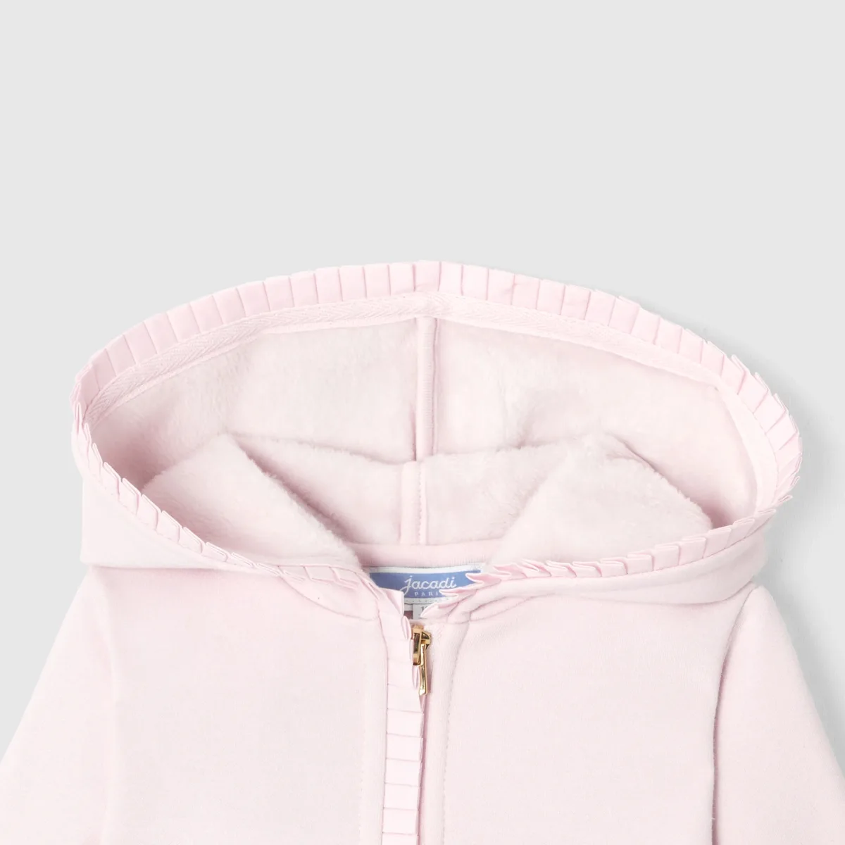 View 3 - Baby girl zip-up fleece cardigan