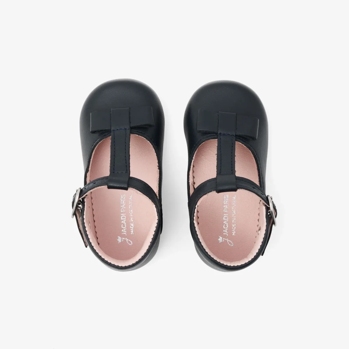 View 5 - Baby girl leather t-bar shoes