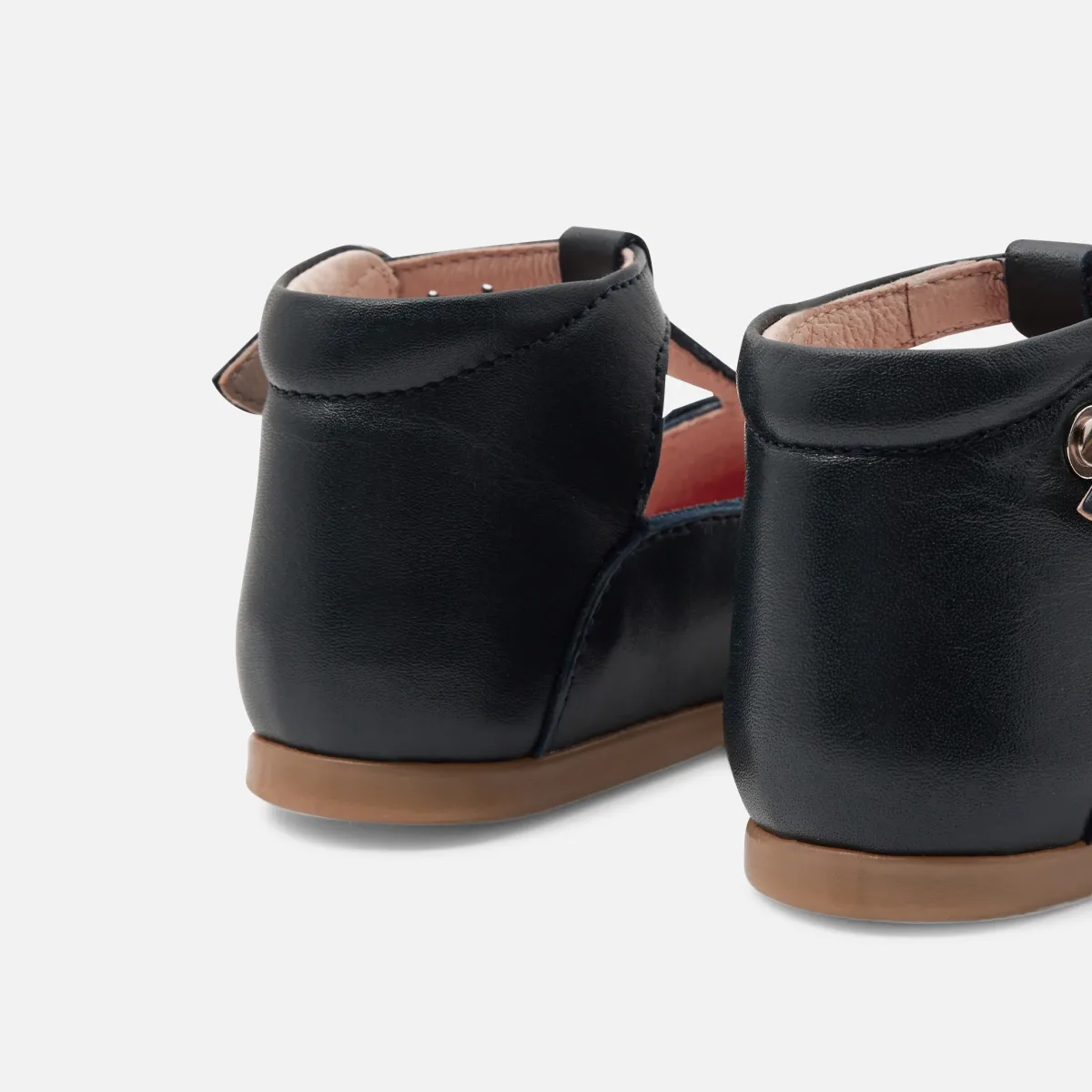 View 6 - Baby girl leather t-bar shoes