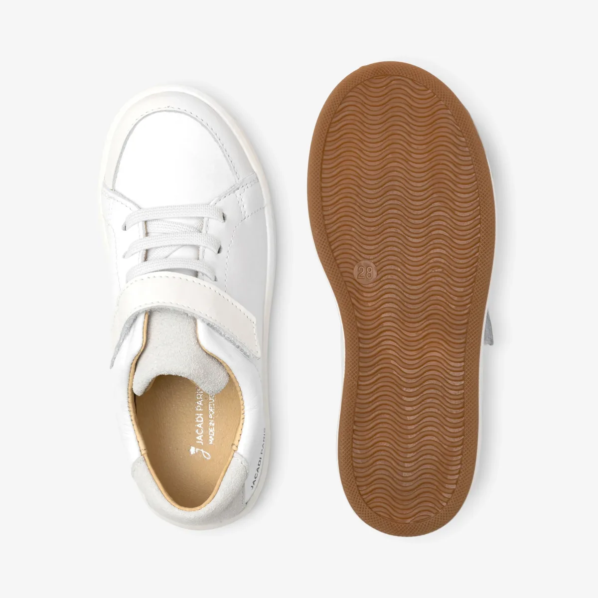 View 5 - Boy smooth leather trainers