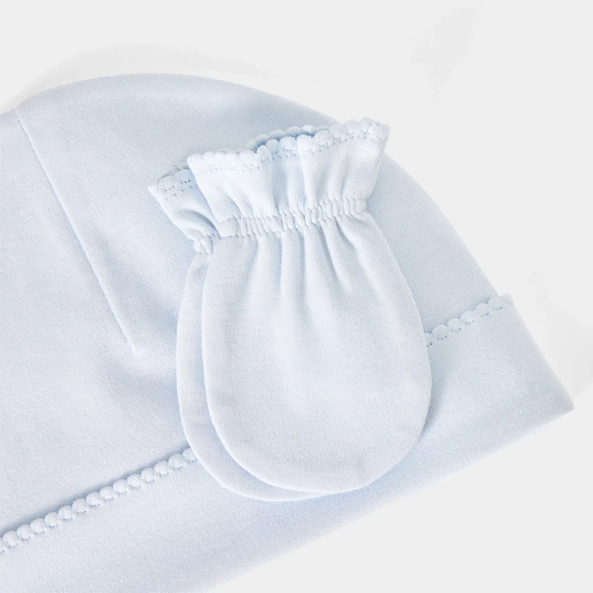 View 2 - Baby hat and mittens set