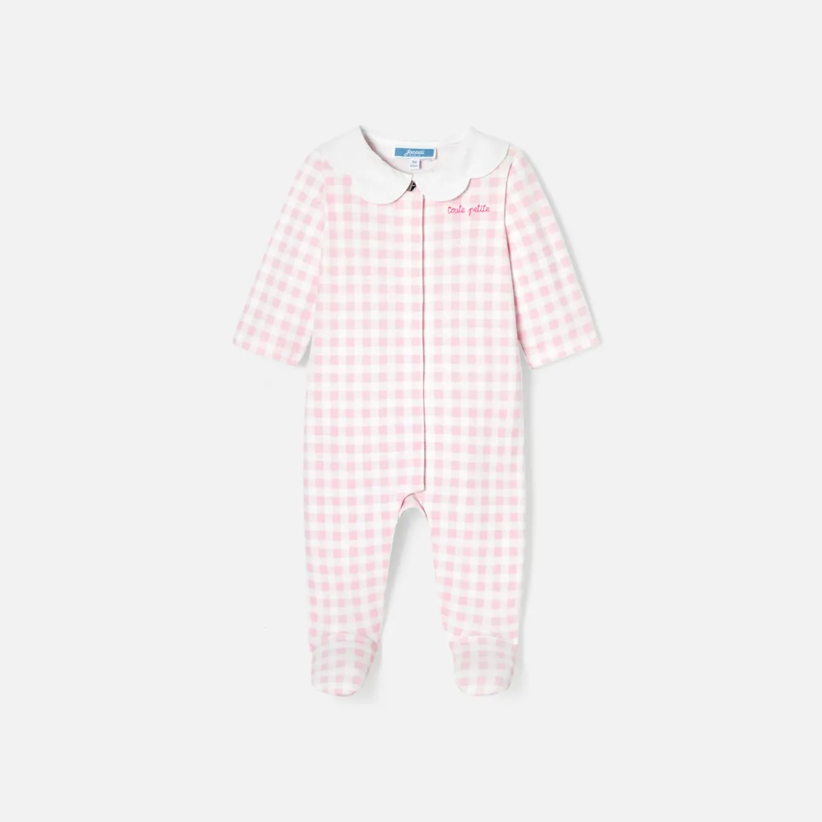 View 1 - Baby girl gingham print  pyjamas