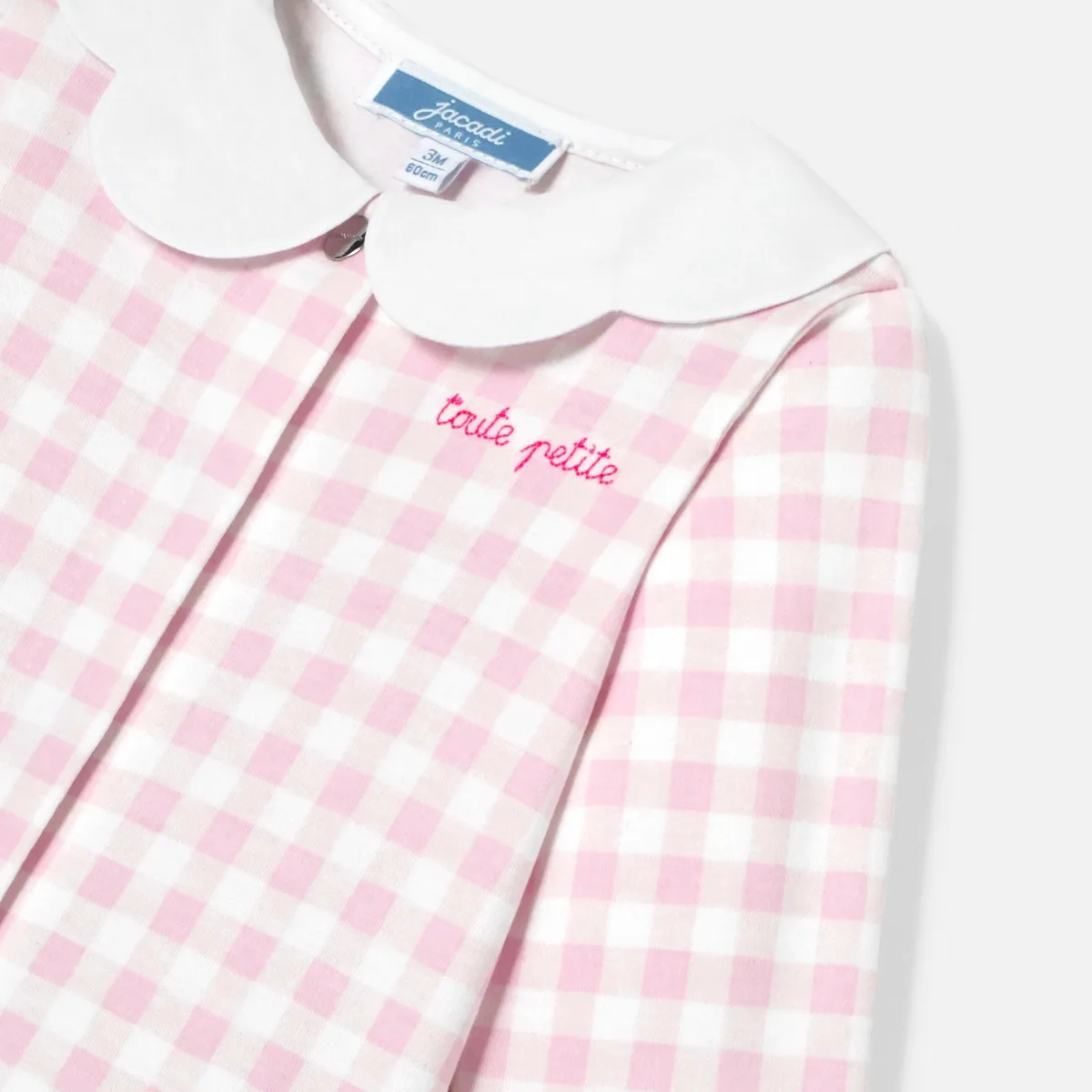 View 4 - Baby girl gingham print  pyjamas