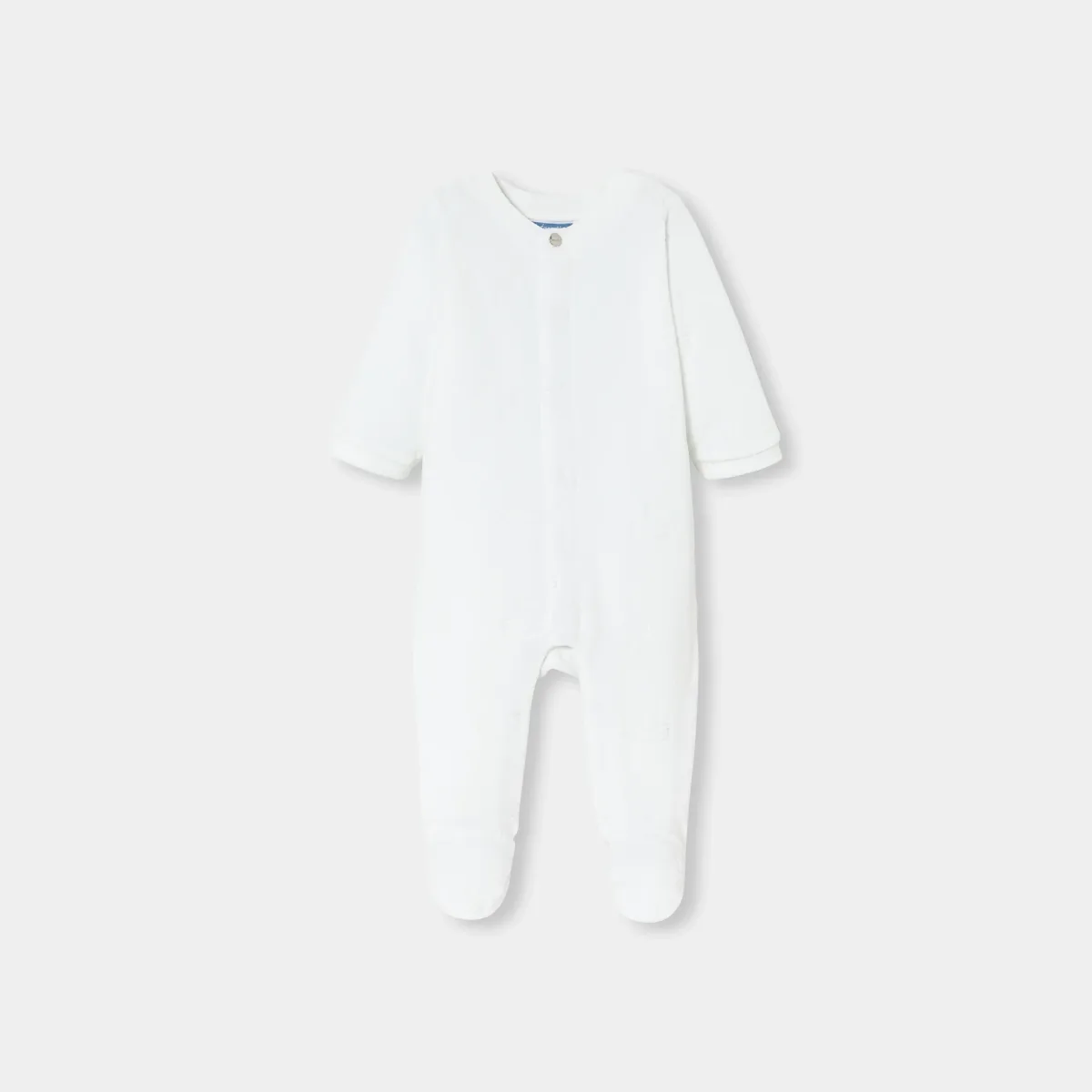 View 1 - Baby cloud pattern velvet pyjamas
