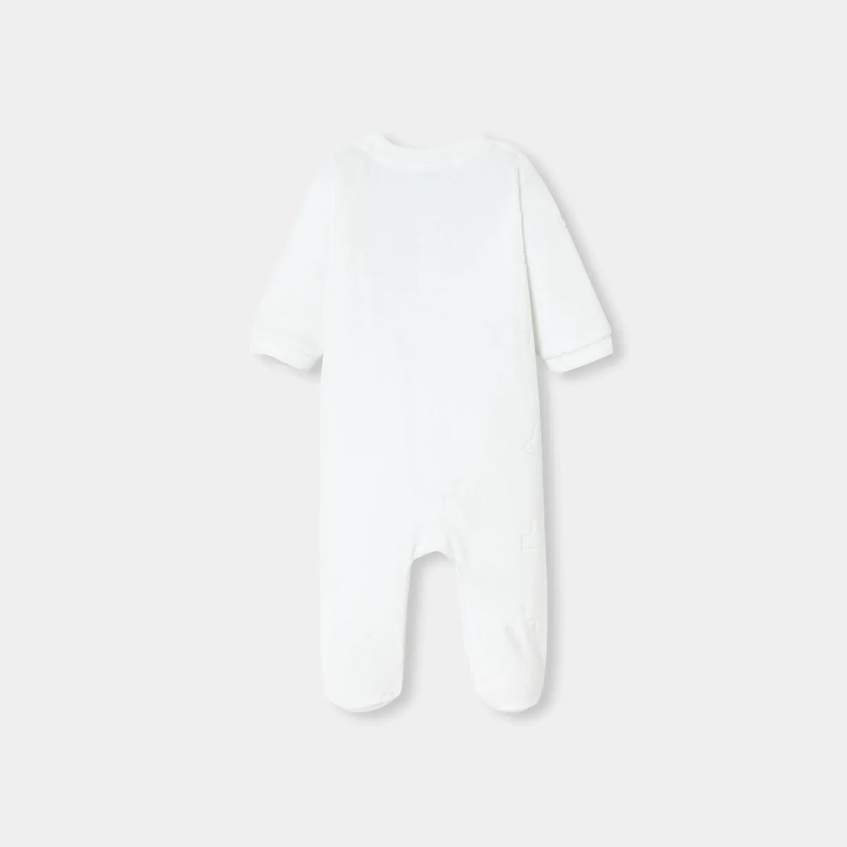 View 2 - Baby cloud pattern velvet pyjamas