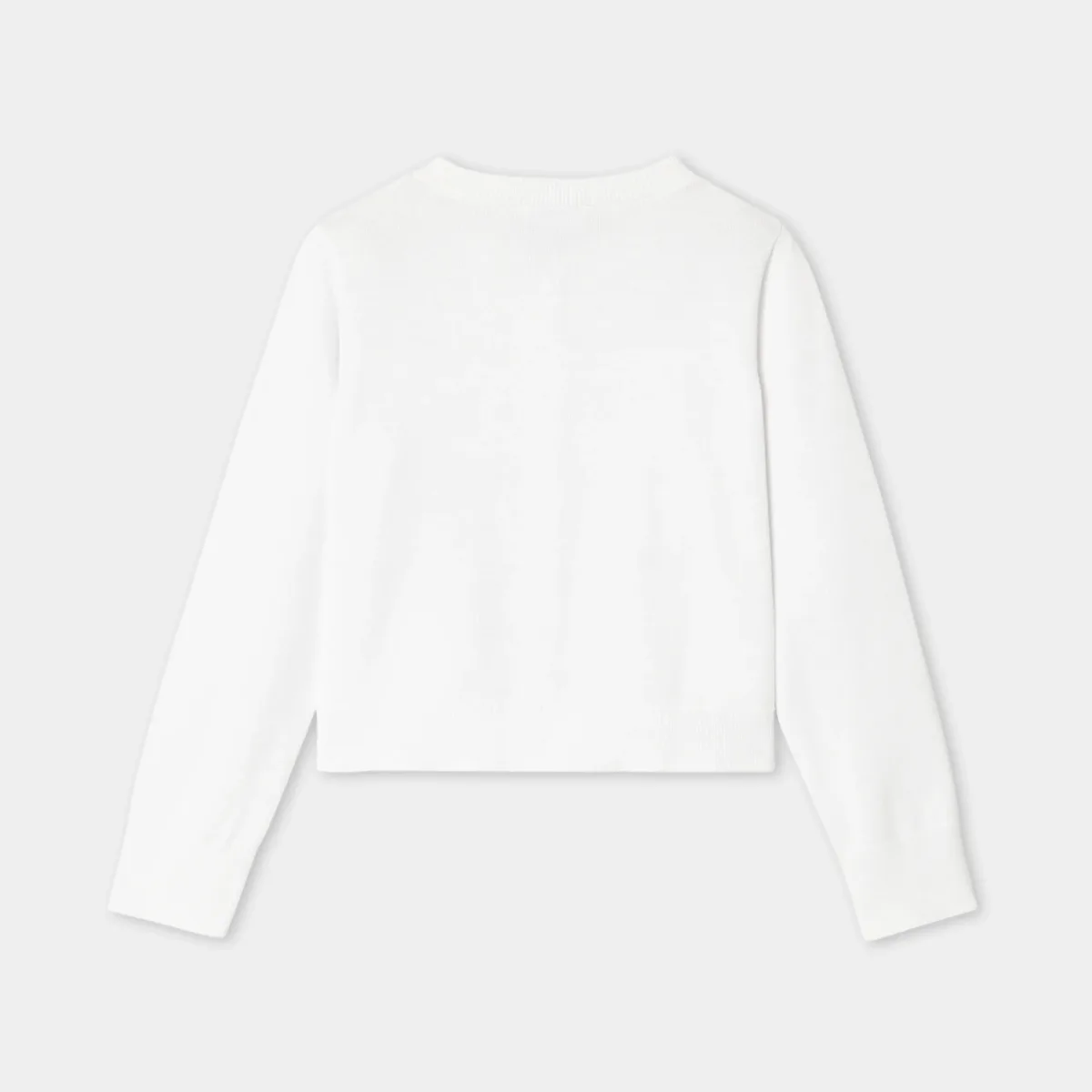 View 2 - Girl jersey cardigan