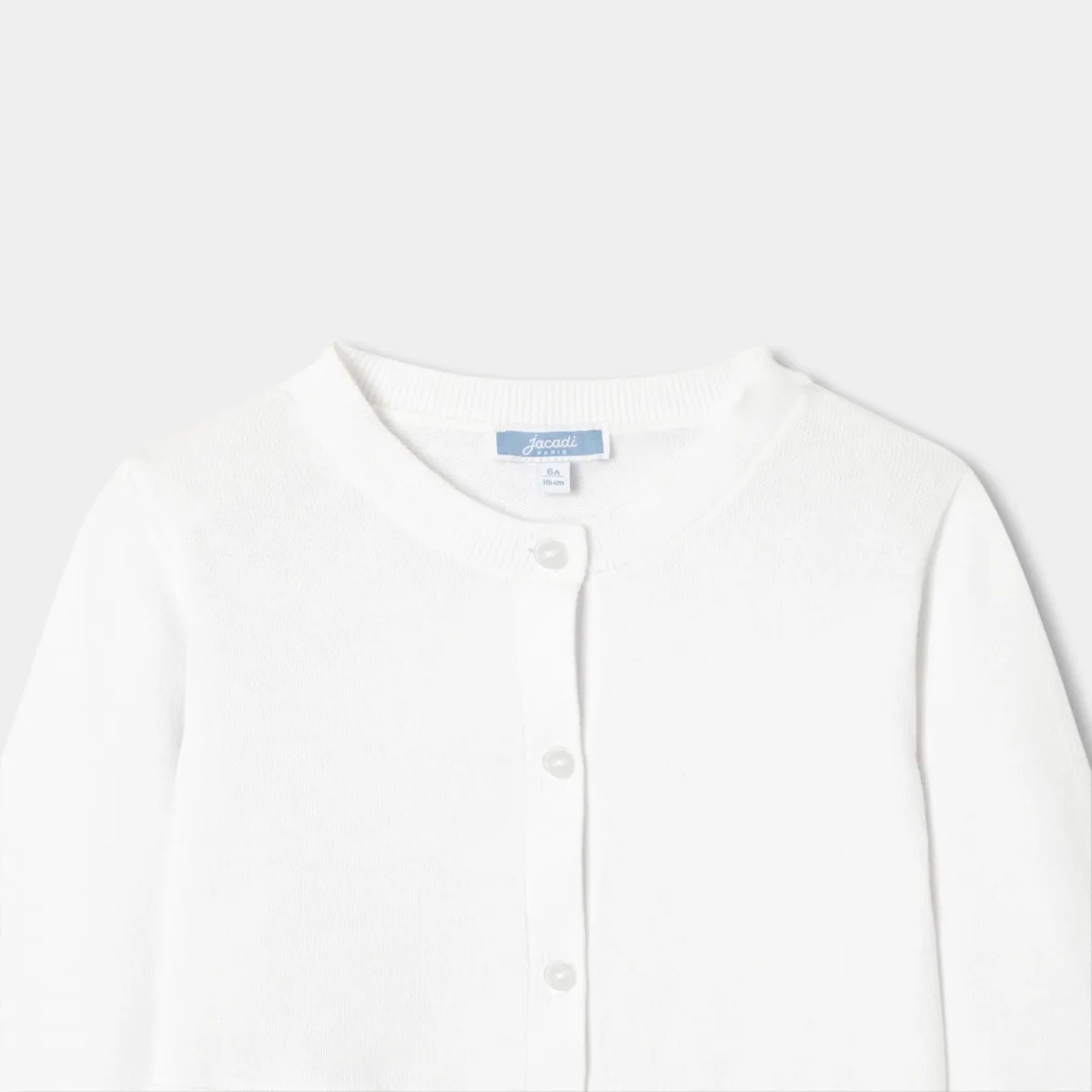 View 3 - Girl jersey cardigan