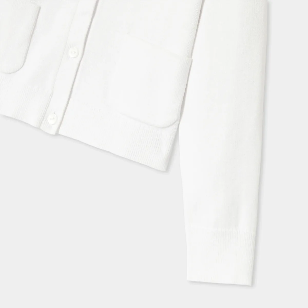 View 4 - Girl jersey cardigan