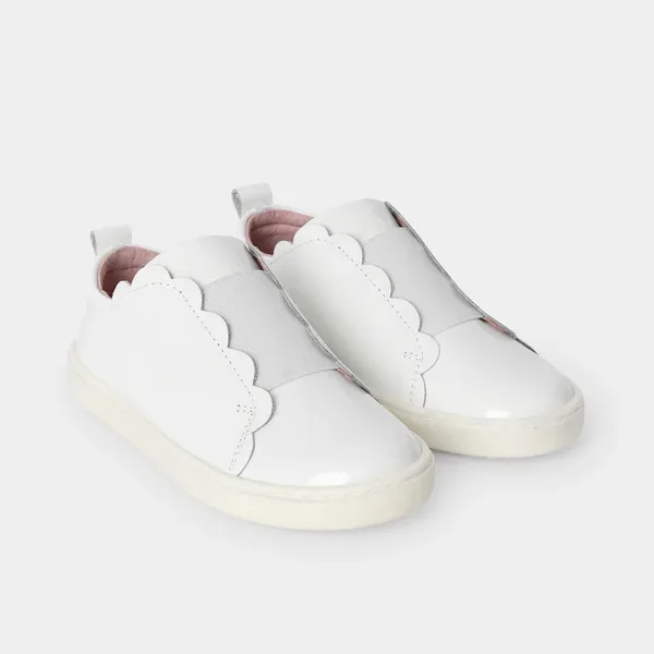 View 2 - Girl elasticated trainers