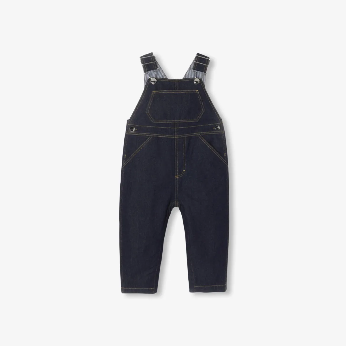 View 2 - Baby boy denim overalls