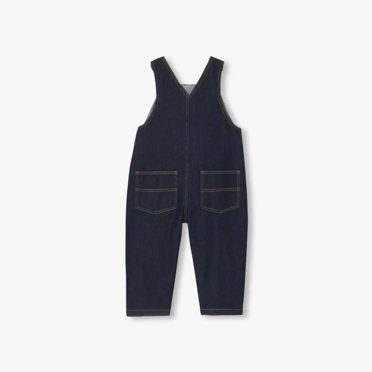 View 3 - Baby boy denim overalls