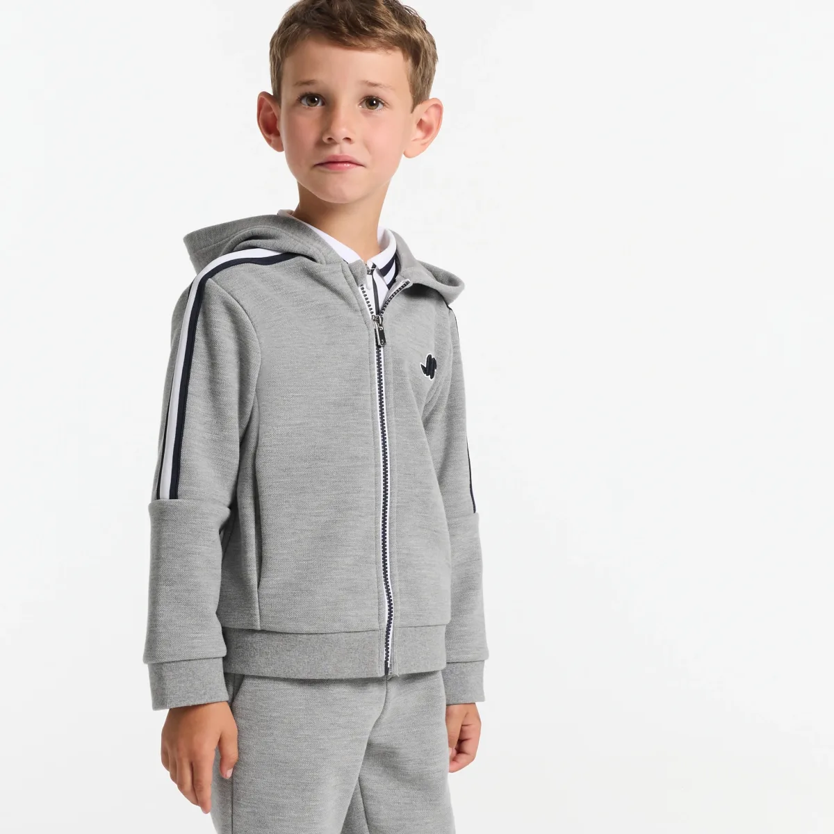 View 1 - Boy zip-up sweatshirt