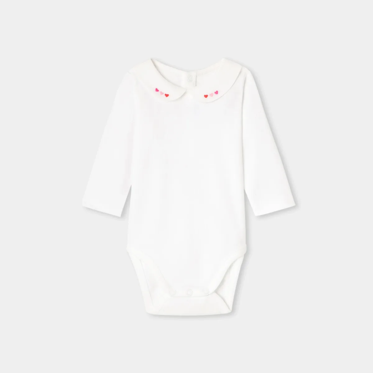 View 1 - Baby girl cotton bodysuit
