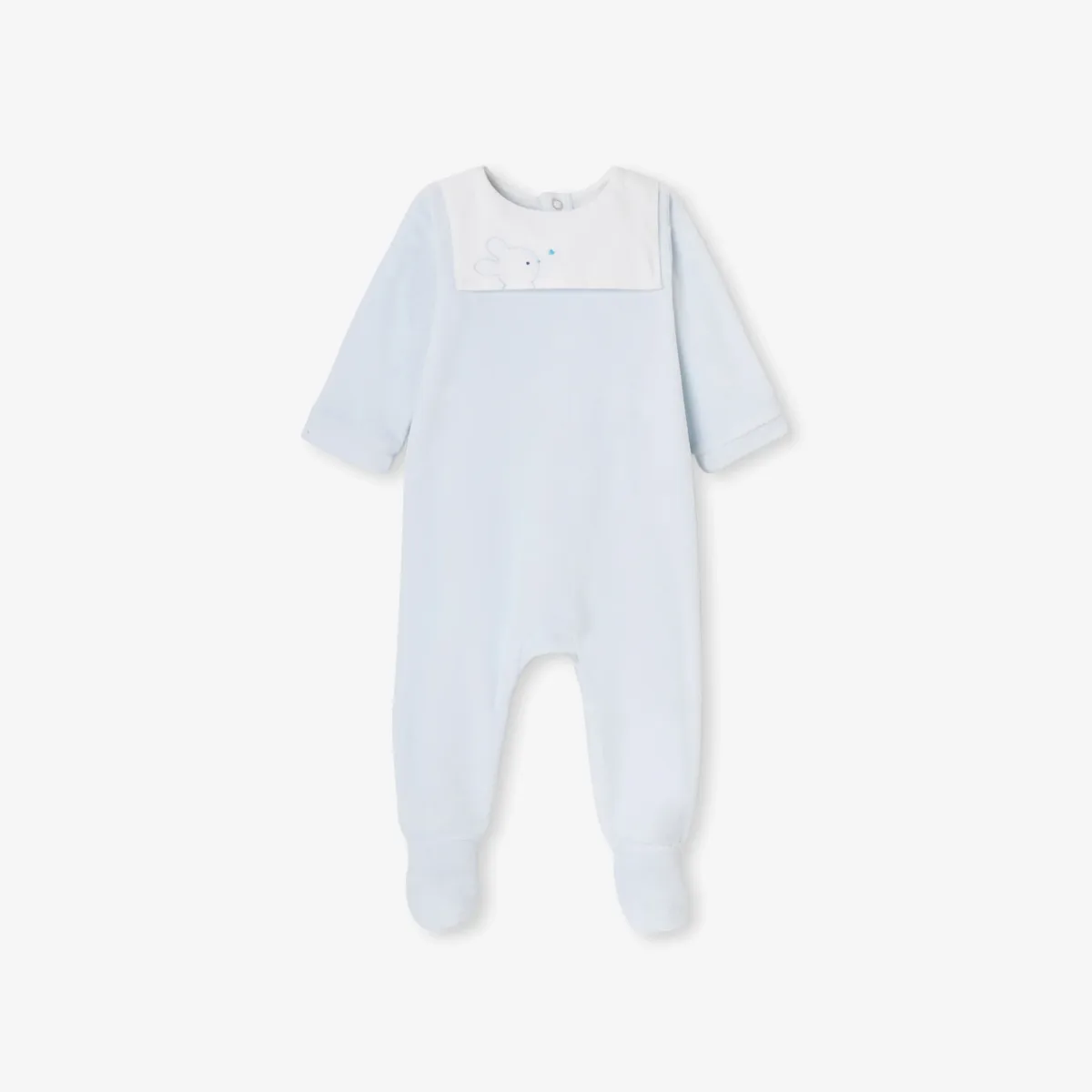 View 1 - Baby boy velvet pyjamas