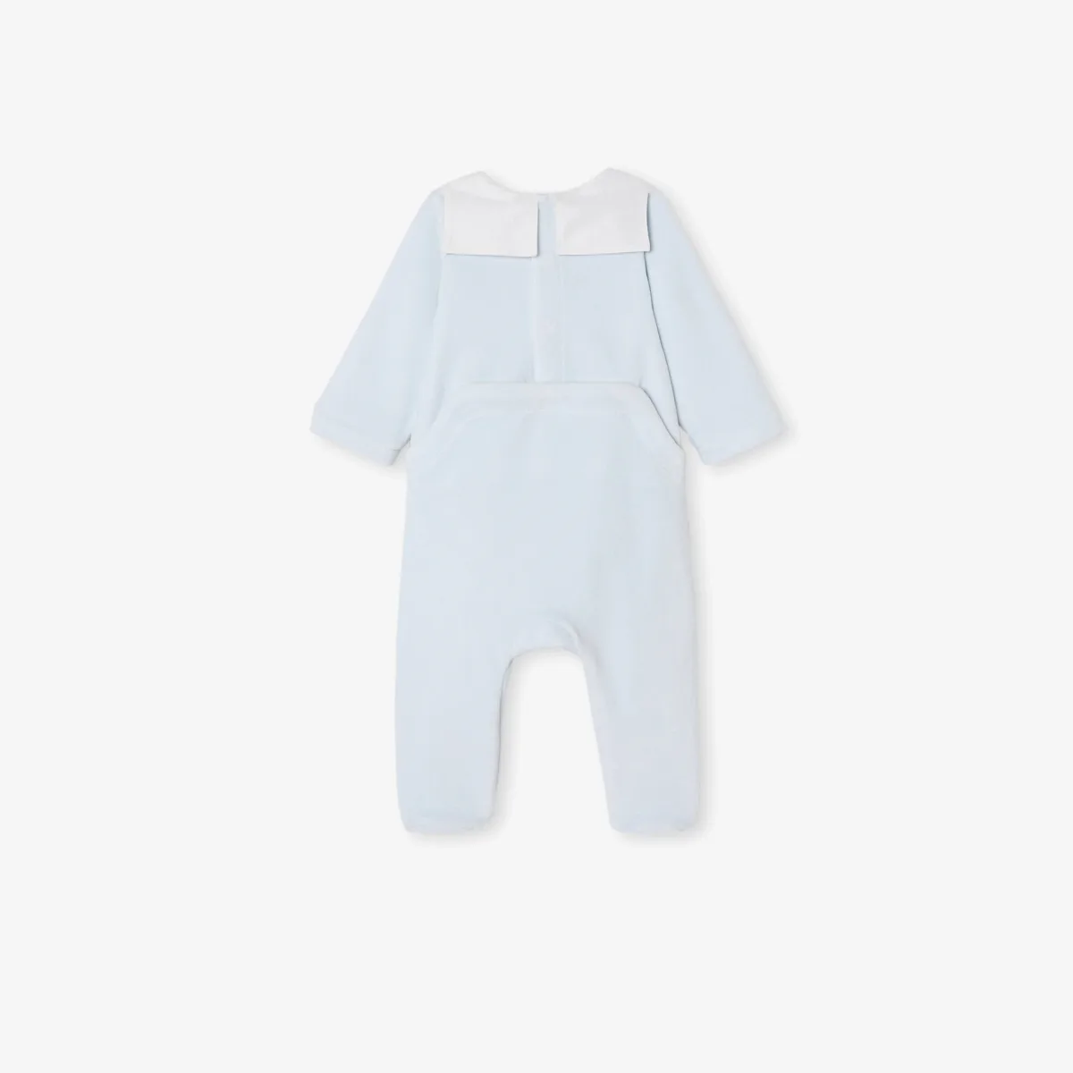View 2 - Baby boy velvet pyjamas