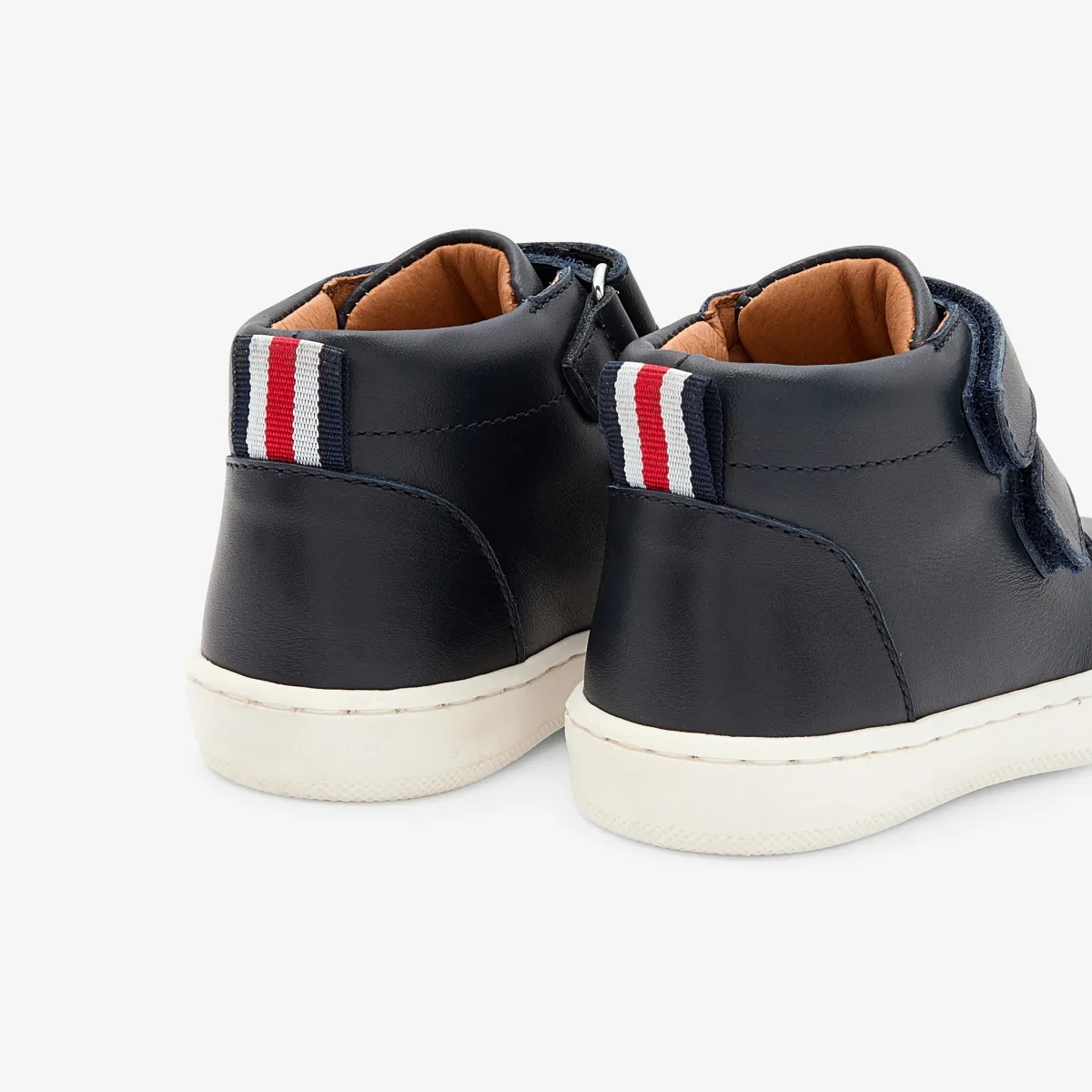 View 6 - Baby smooth leather trainers