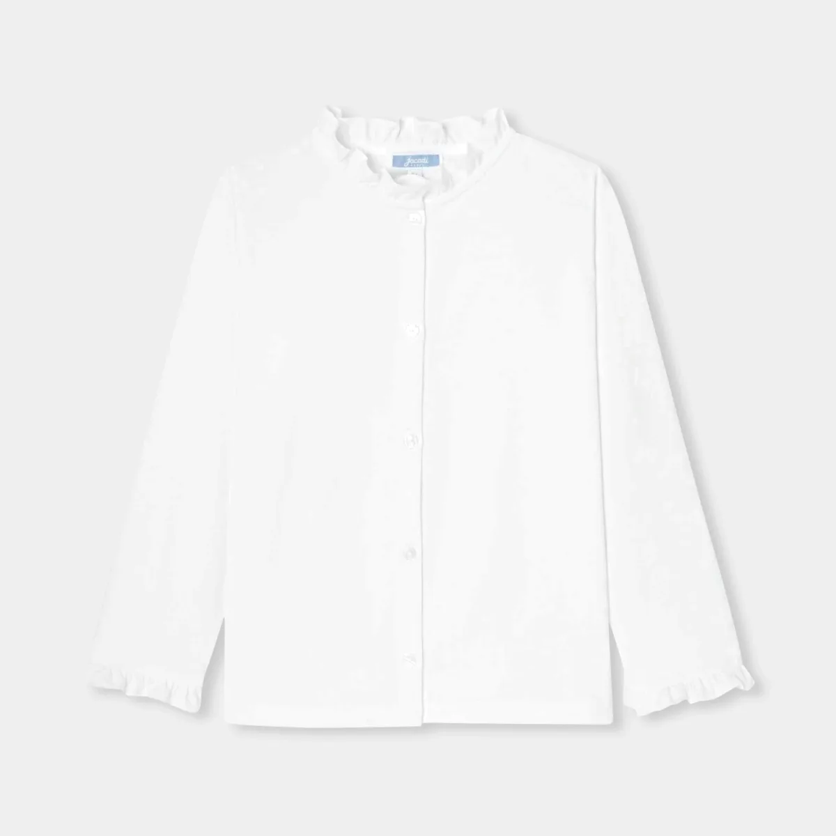 View 1 - Girl blouse in cotton jersey