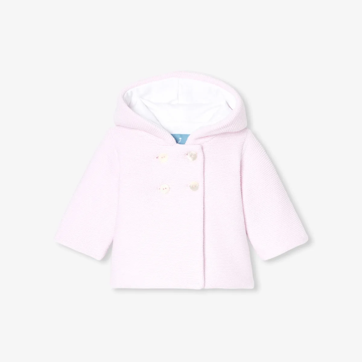View 1 - Baby girl lined burnous jacket