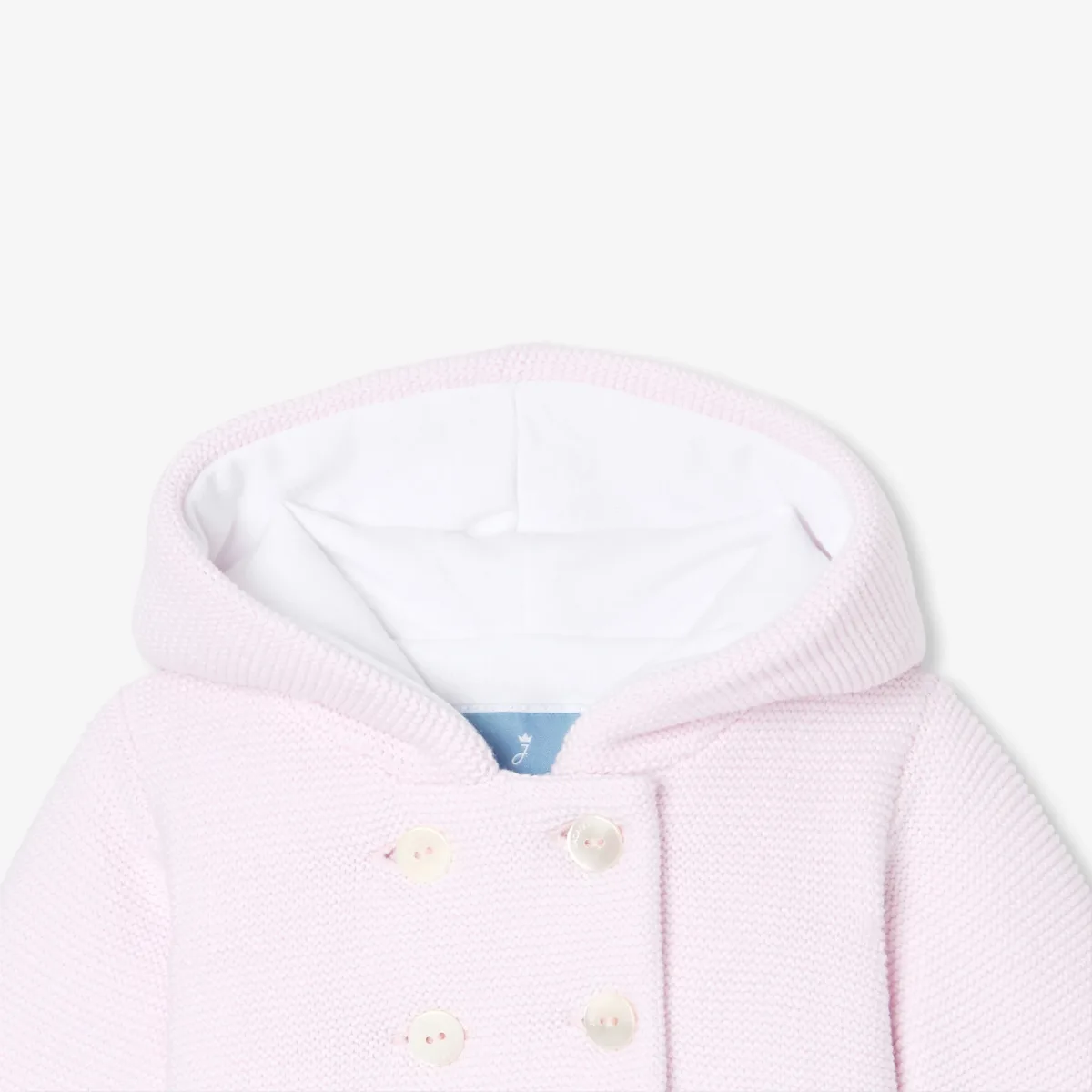 View 3 - Baby girl lined burnous jacket