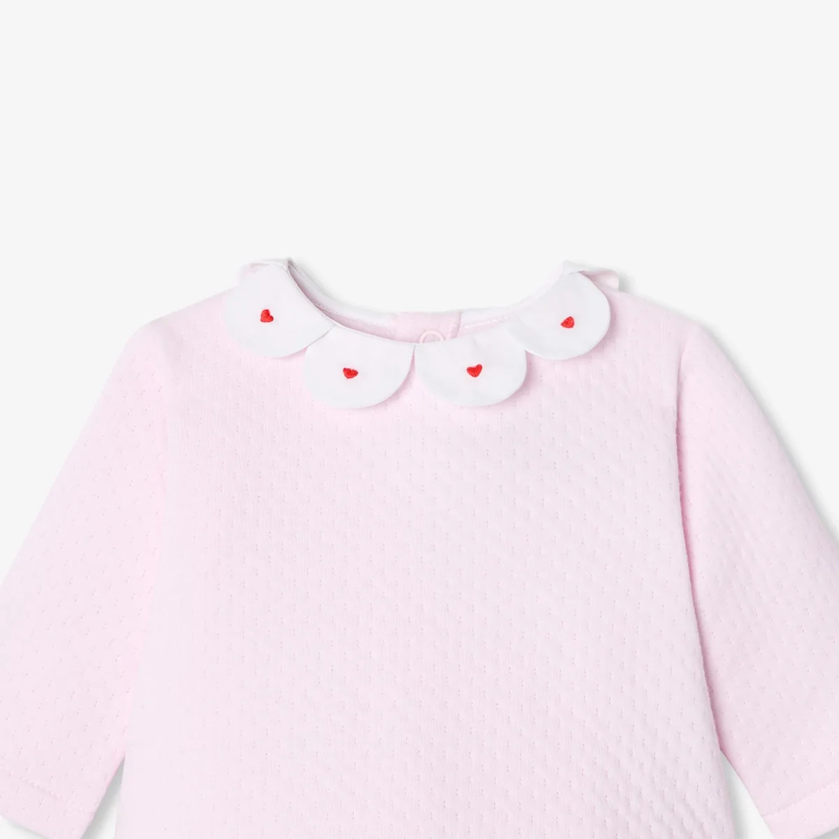 View 3 - Baby girl comfort set in double sided jersey