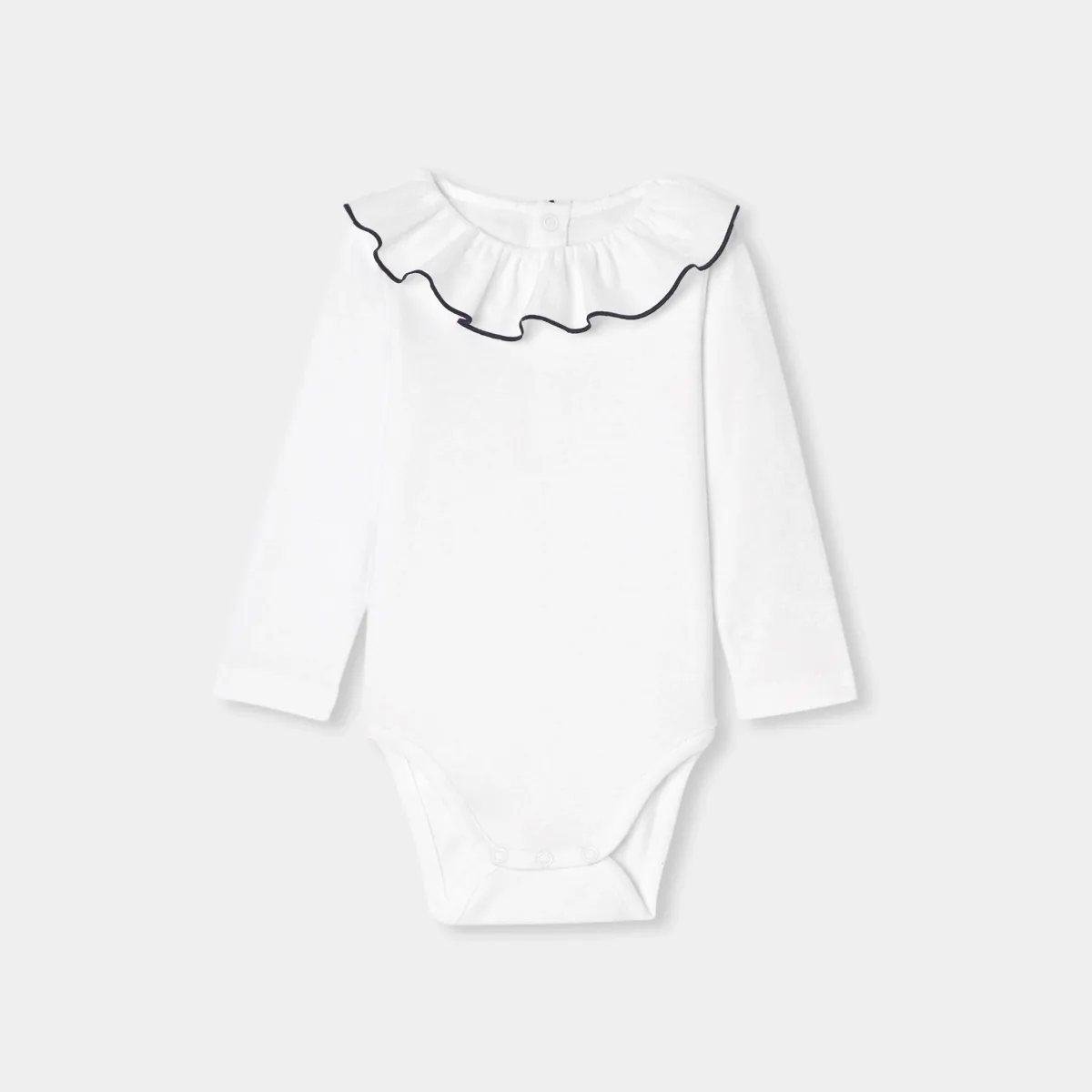 View 1 - Baby girl bodysuit in cotton jersey