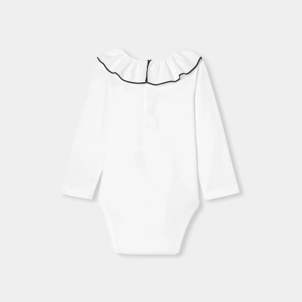 View 2 - Baby girl bodysuit in cotton jersey