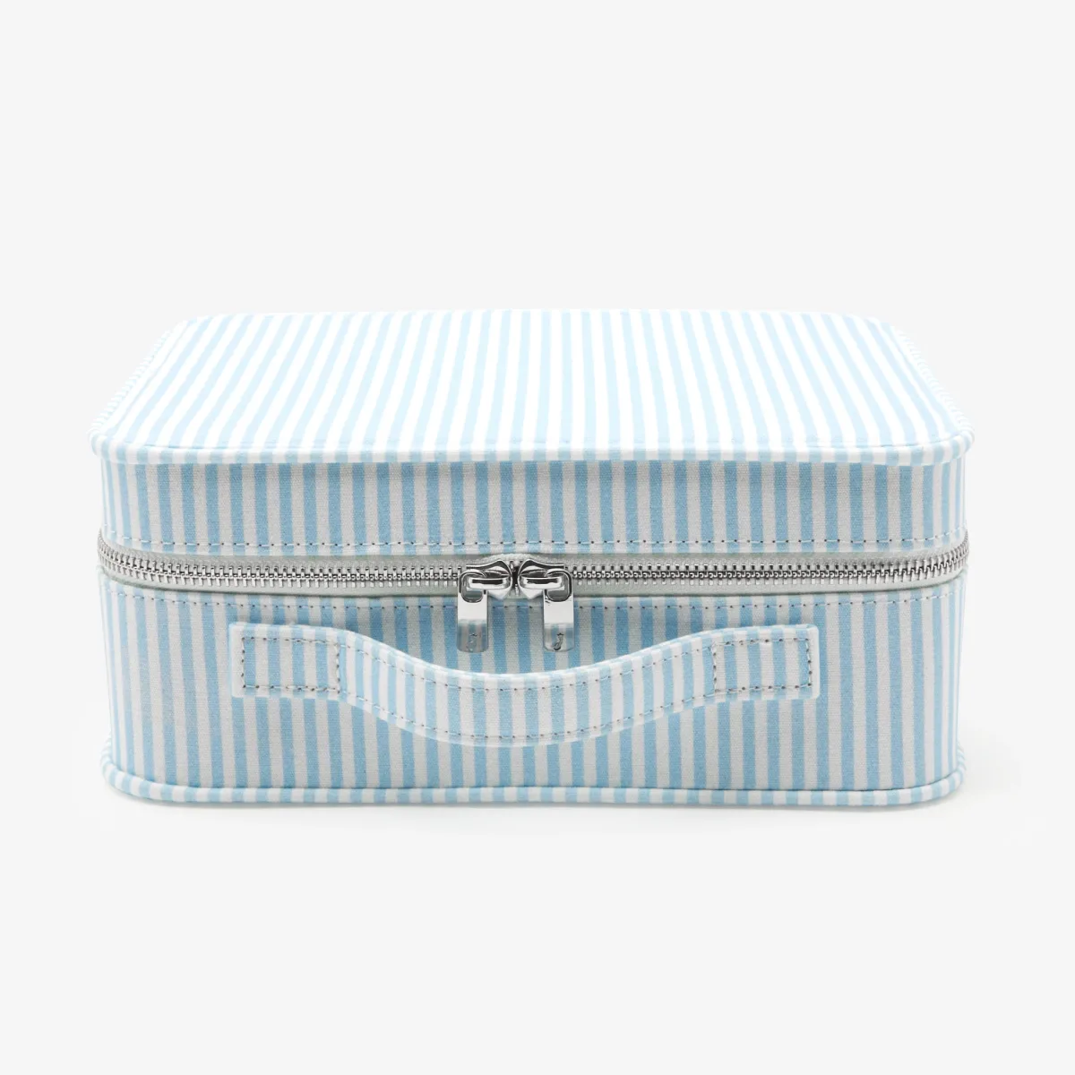View 6 - Baby  striped suitcase in coated cotton