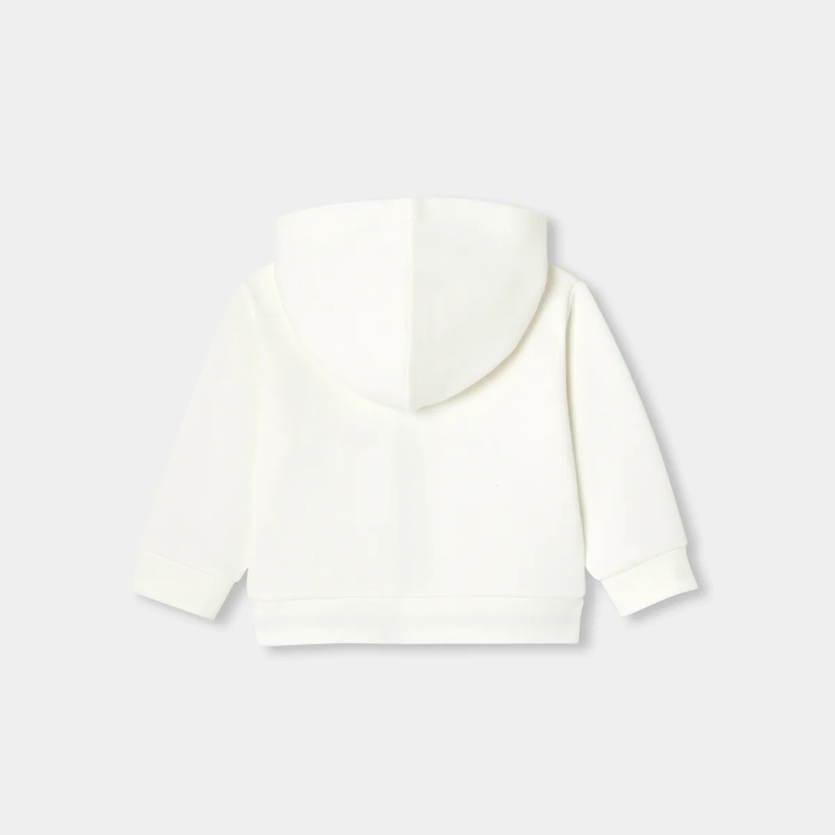 View 2 - Baby boy piqué zip-up sweatshirt