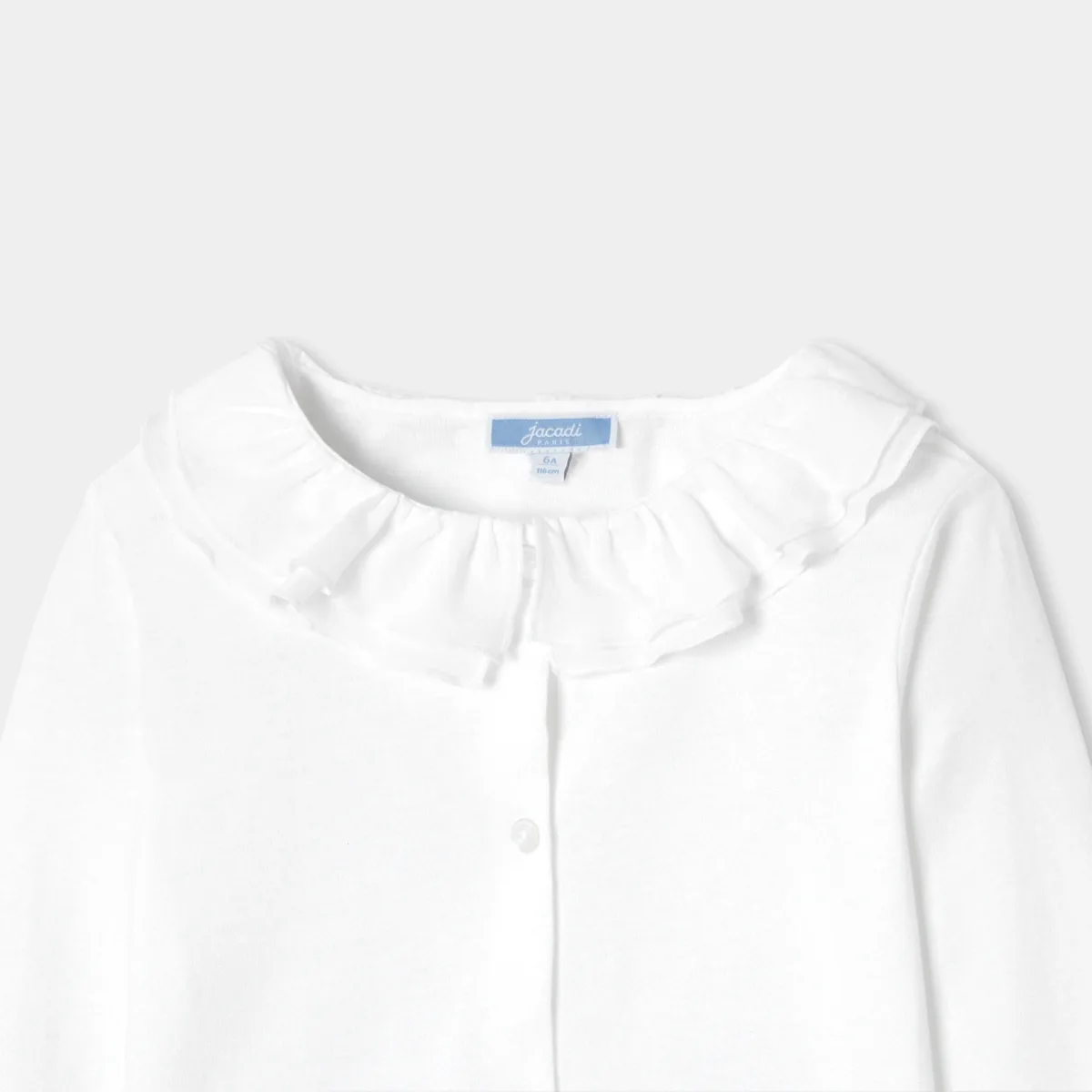 View 3 - Girl poplin blouse