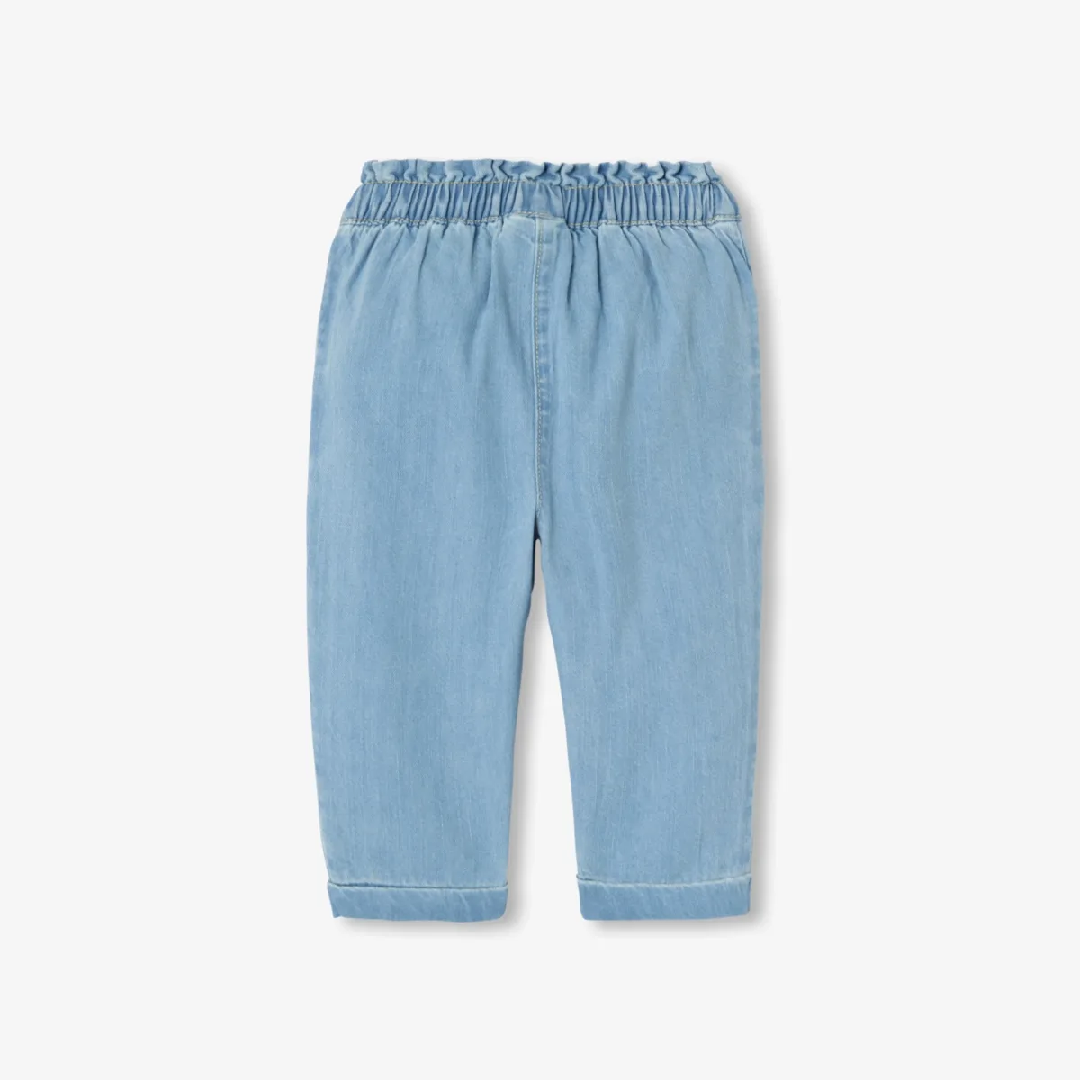 View 2 - Baby girl chambray trousers