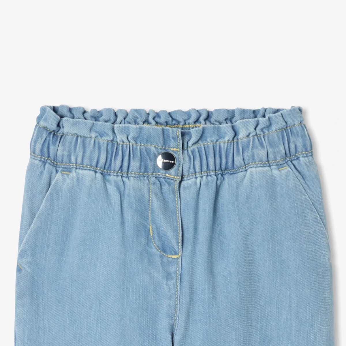 View 3 - Baby girl chambray trousers