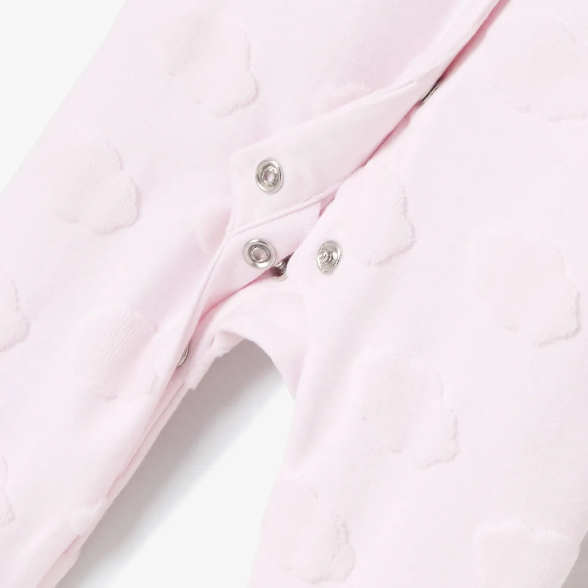 View 4 - Baby girl pyjamas in cloud-patterned jersey