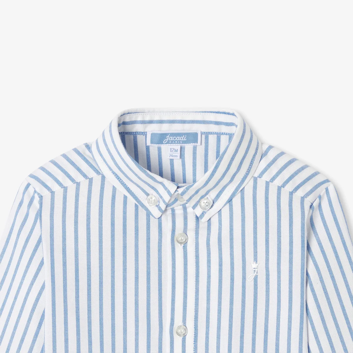 View 3 - Baby boy striped Oxford shirt