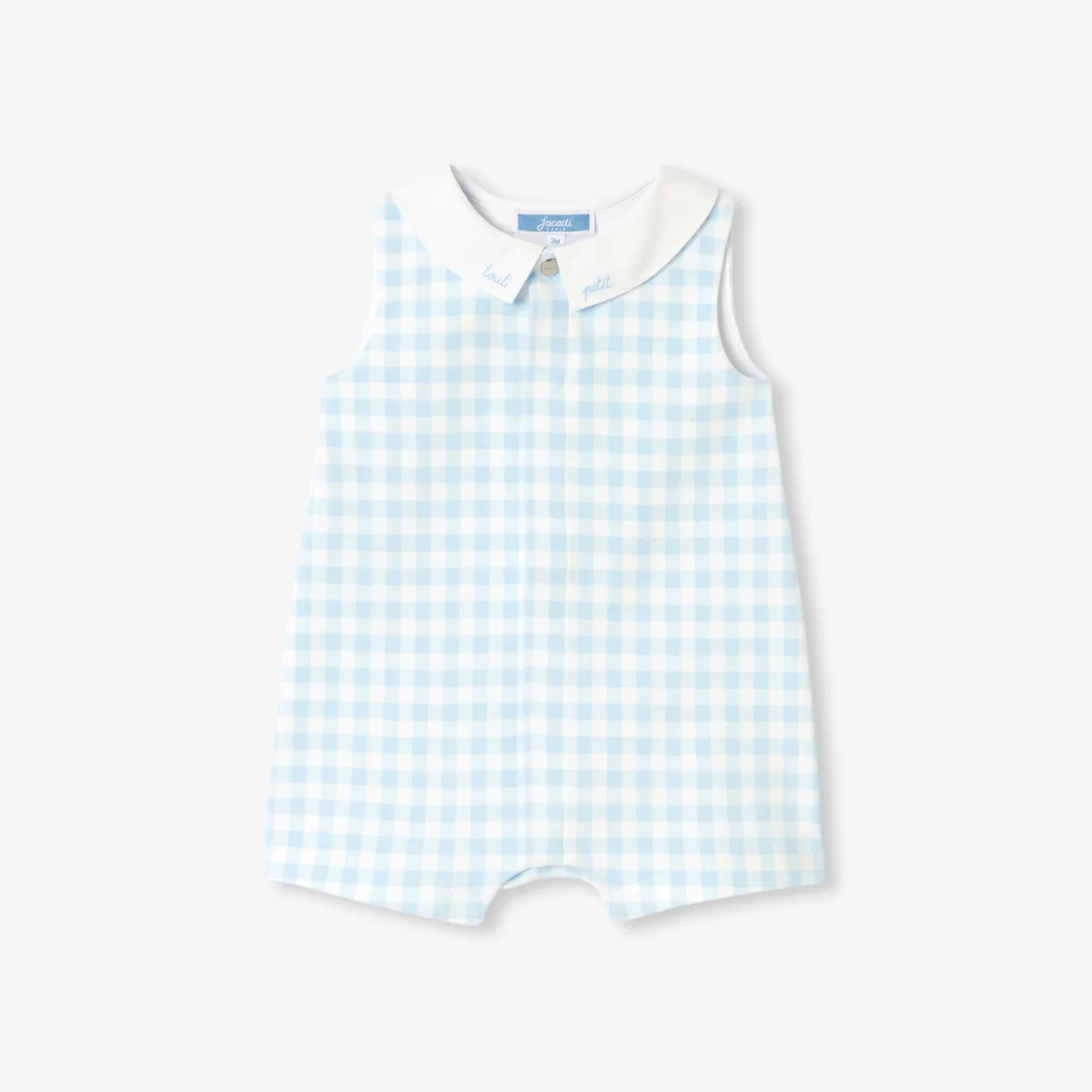 View 1 - Baby boy jersey romper