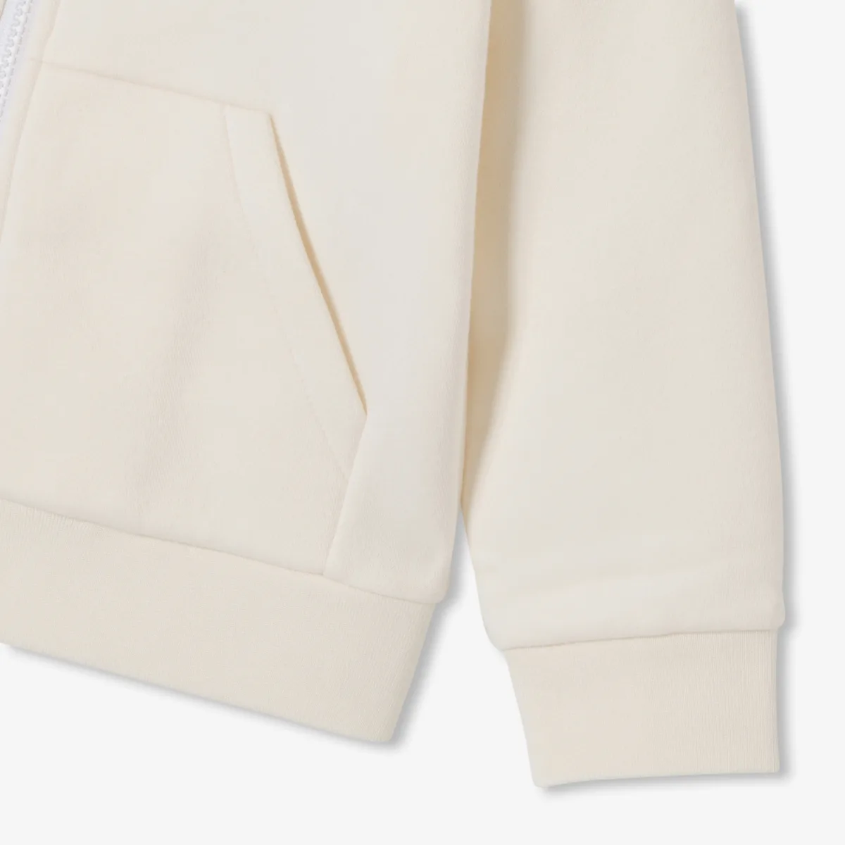 View 6 - Girl fleece zip-up sweatshirt