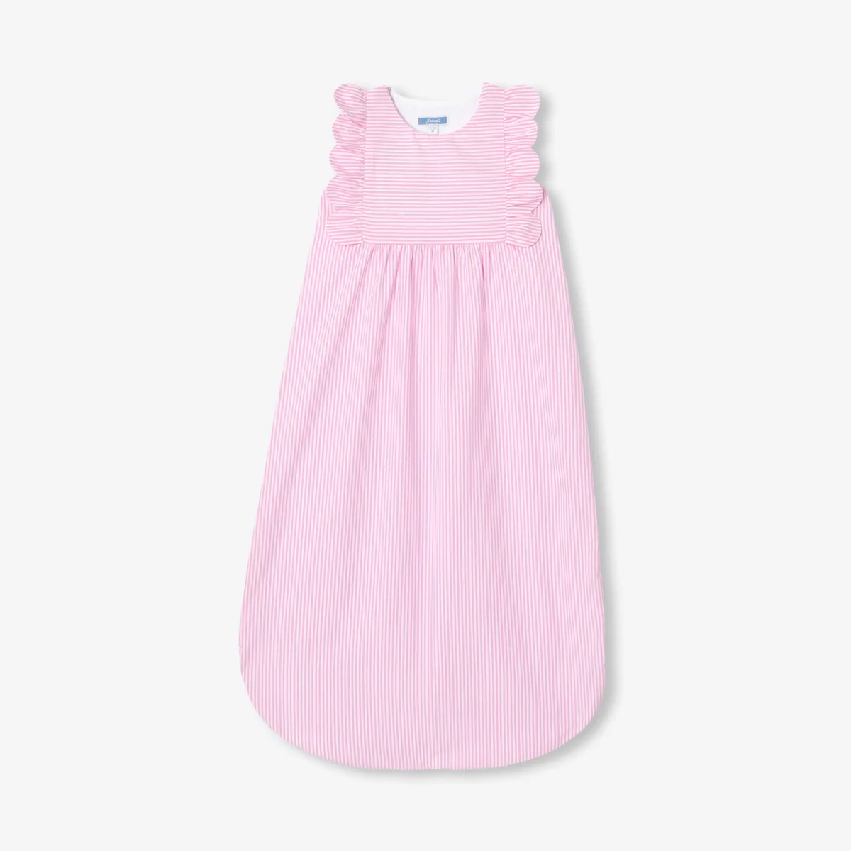 View 1 - 6-24 months adjustable striped poplin sleeping bag