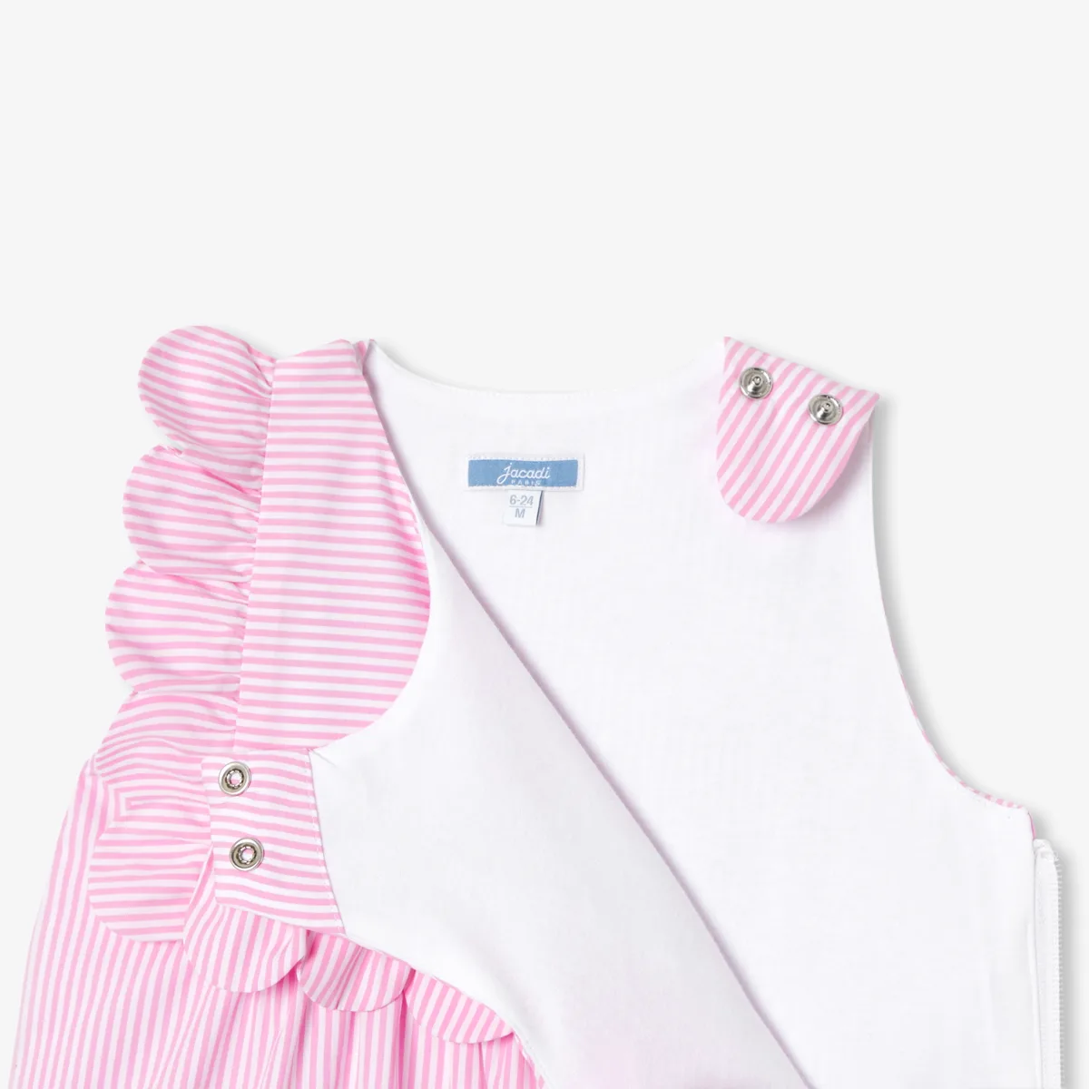 View 3 - 6-24 months adjustable striped poplin sleeping bag