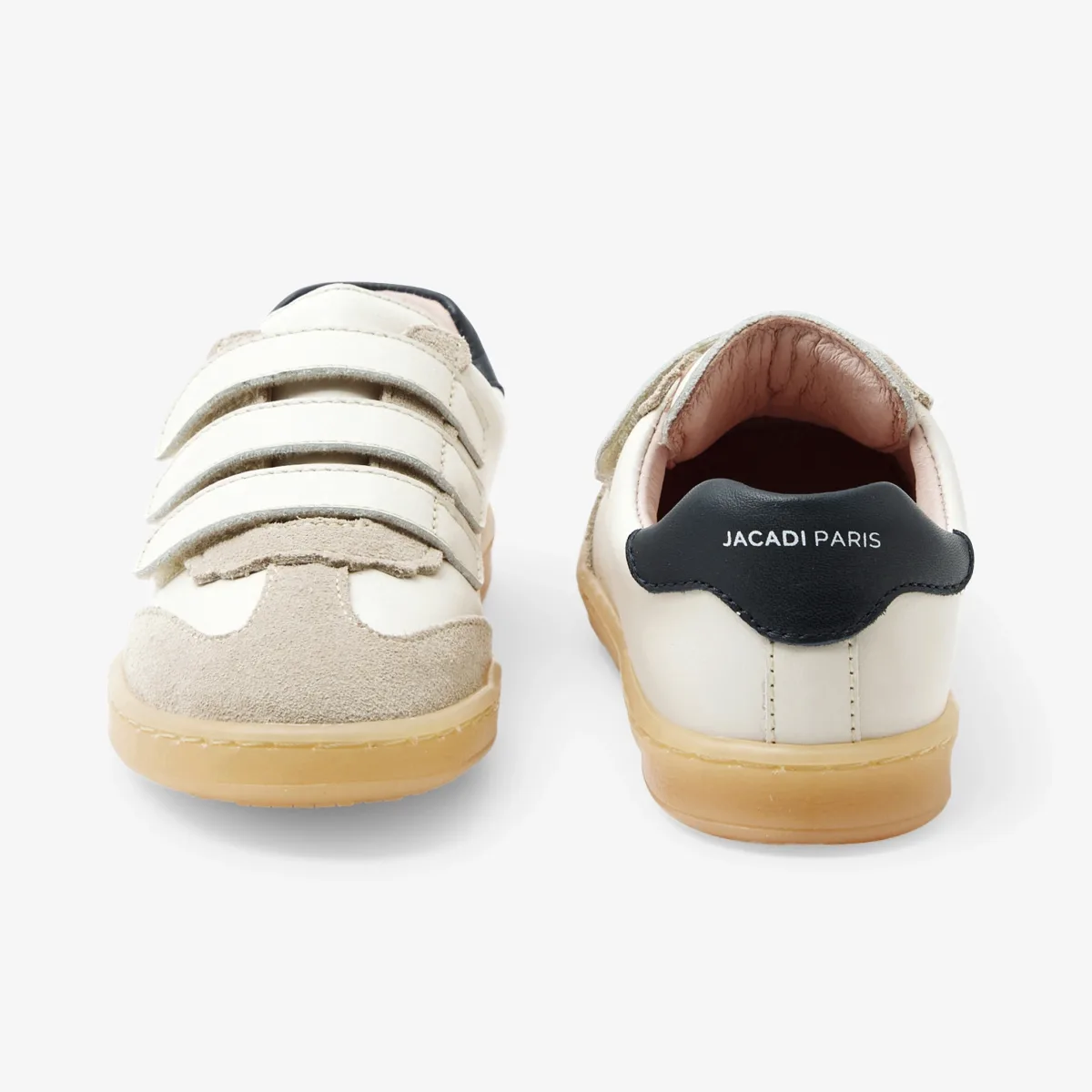 View 3 - Girl leather trainers