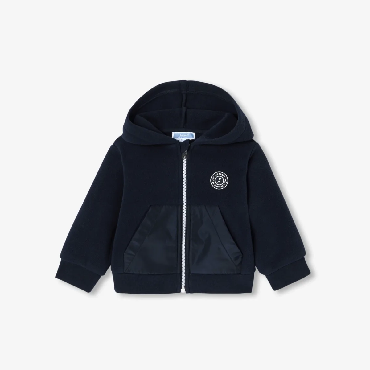 View 1 - Baby zip-up fleece cardigan