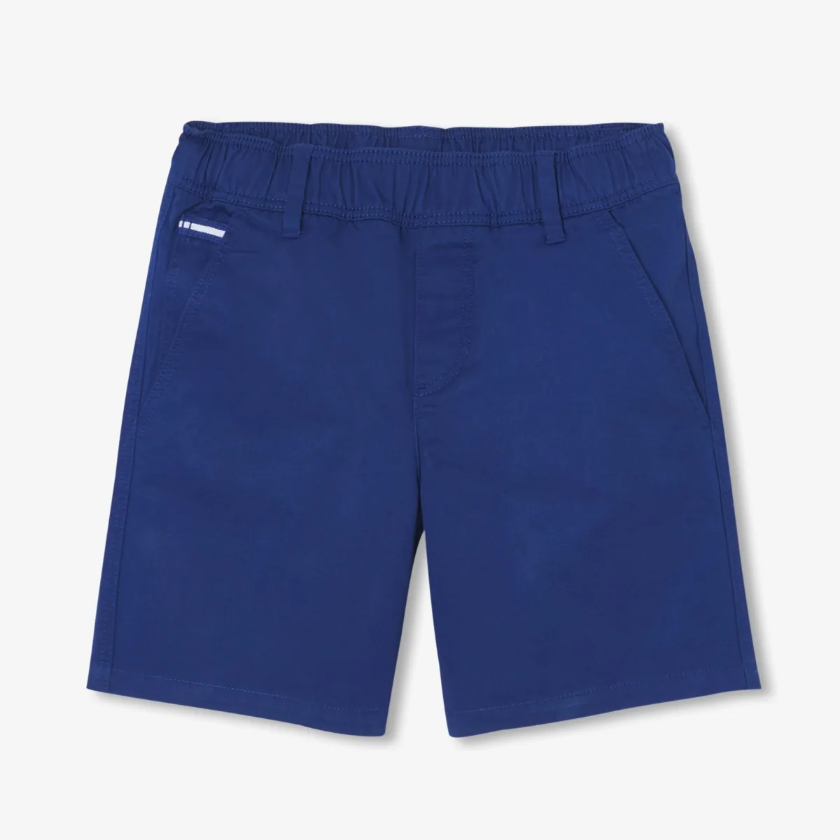 View 1 - Boy cotton twill Bermuda shorts