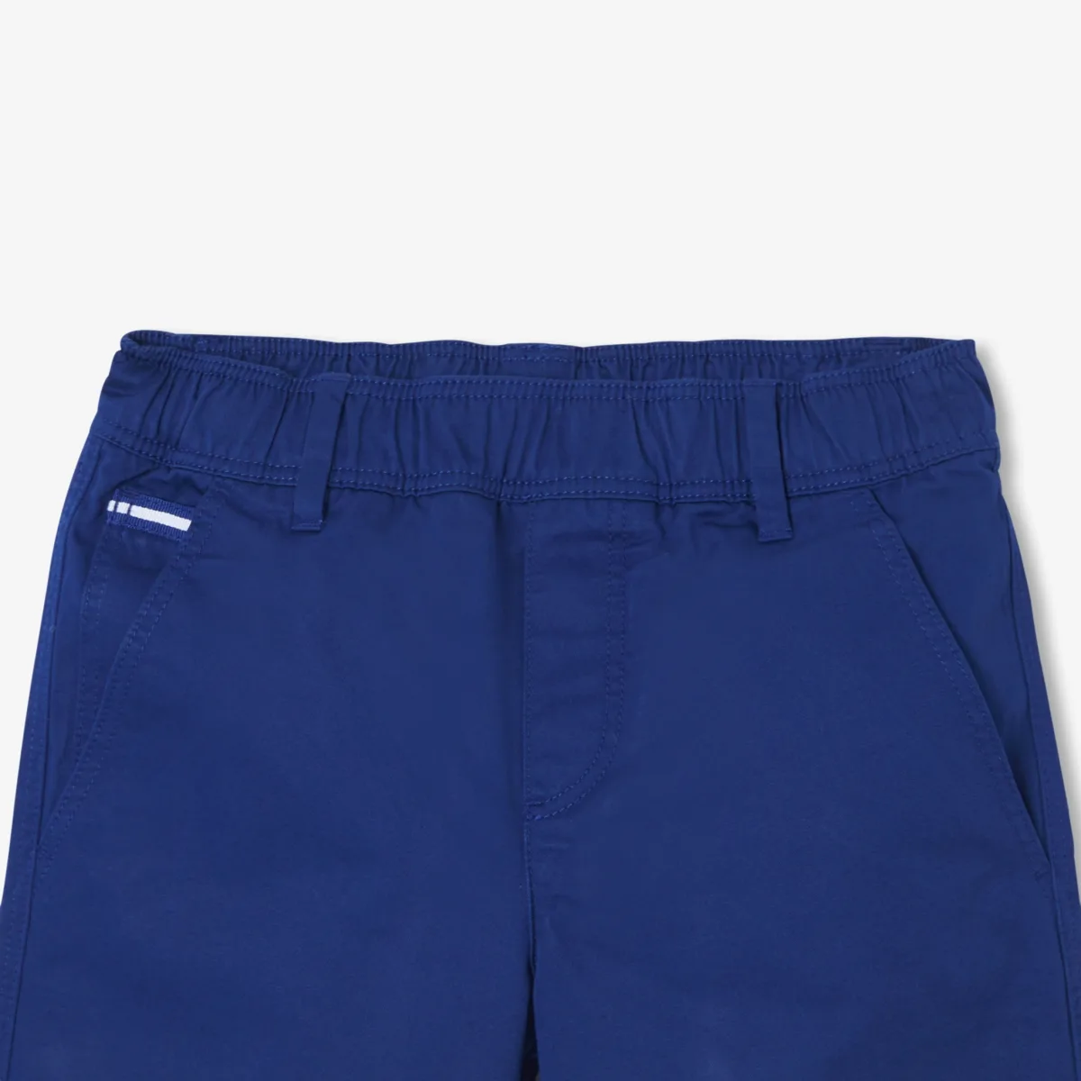 View 3 - Boy cotton twill Bermuda shorts