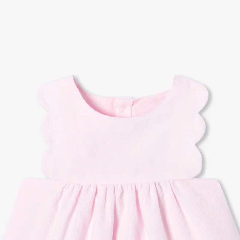 View 3 - Baby girl pinafore dress in fine-ribbed corduroy