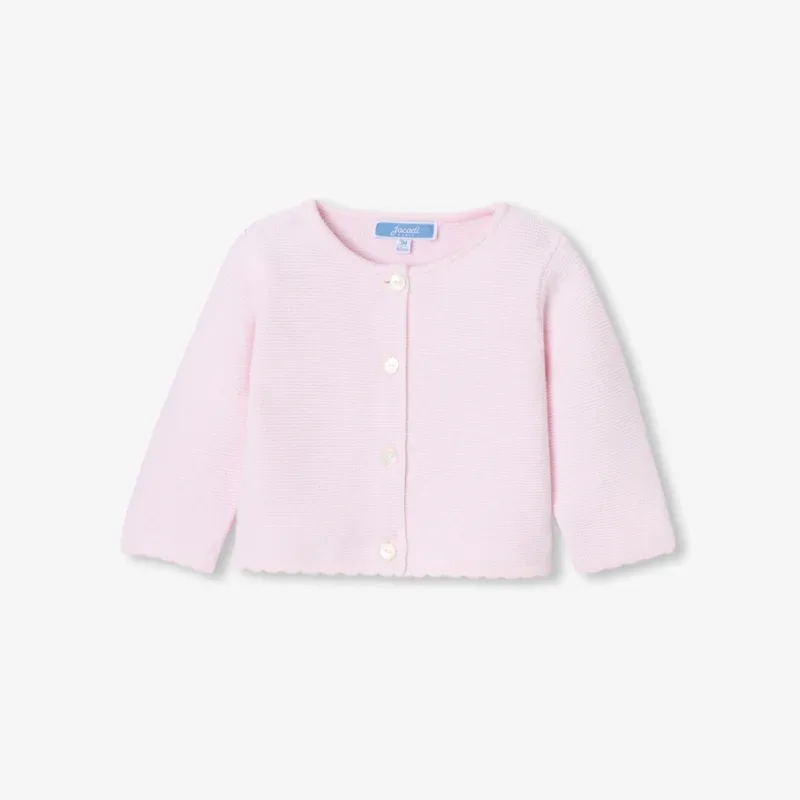 View 1 - Baby girl cotton cardigan