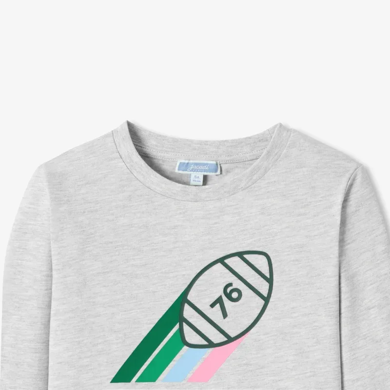 View 3 - Boy long-sleeved jersey T-shirt