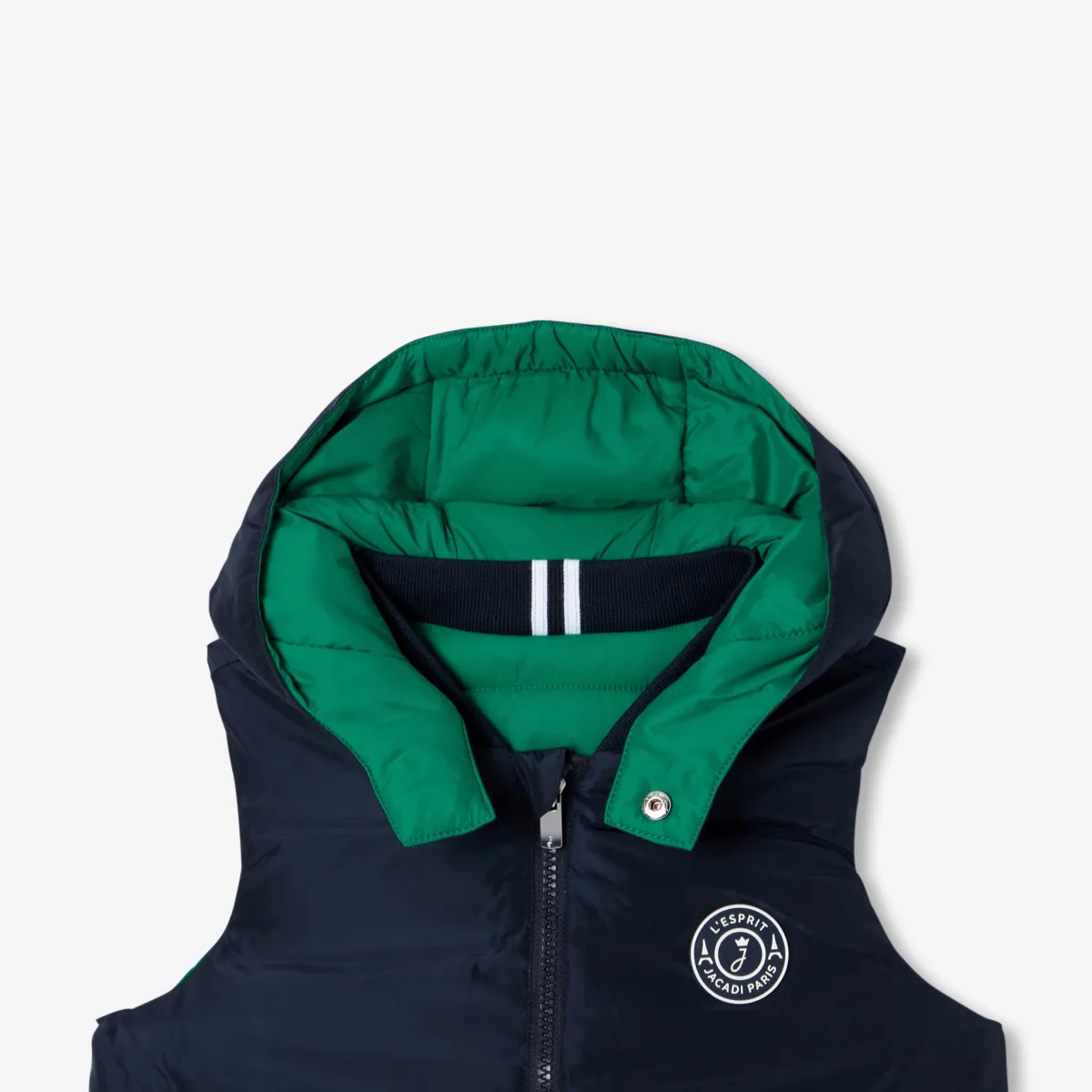View 5 - Boy reversible sleeveless paded jacket