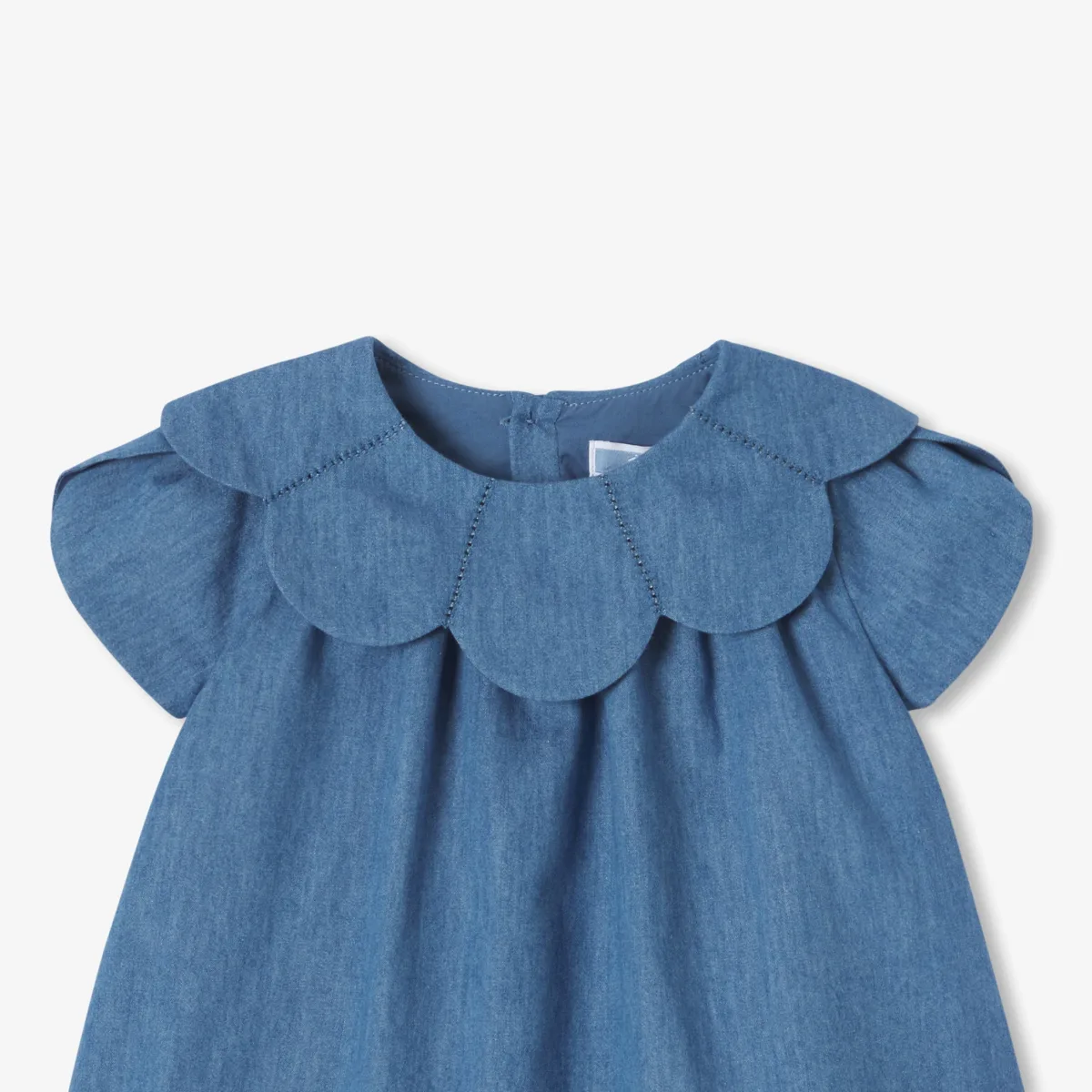 View 6 - Baby girl chambray dress